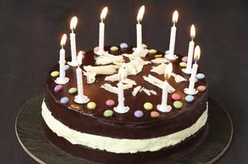 gouter et gateau d'anniversaire